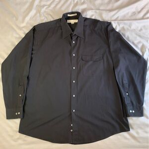 Perry Ellis Portfolio Black Men's Shirt 16.5 34/35